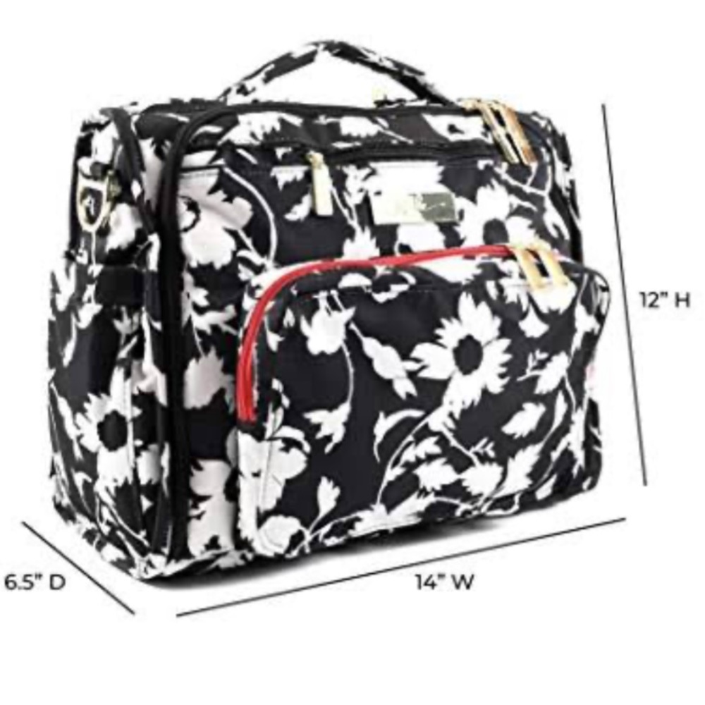 Jujube BFF legacy collection black white diaper backpack bag - Picture 2 of 6